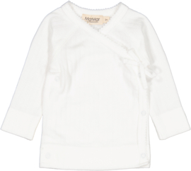MarMar Tut Wrap LS, Modal Pointelle, tops,  Gentle White