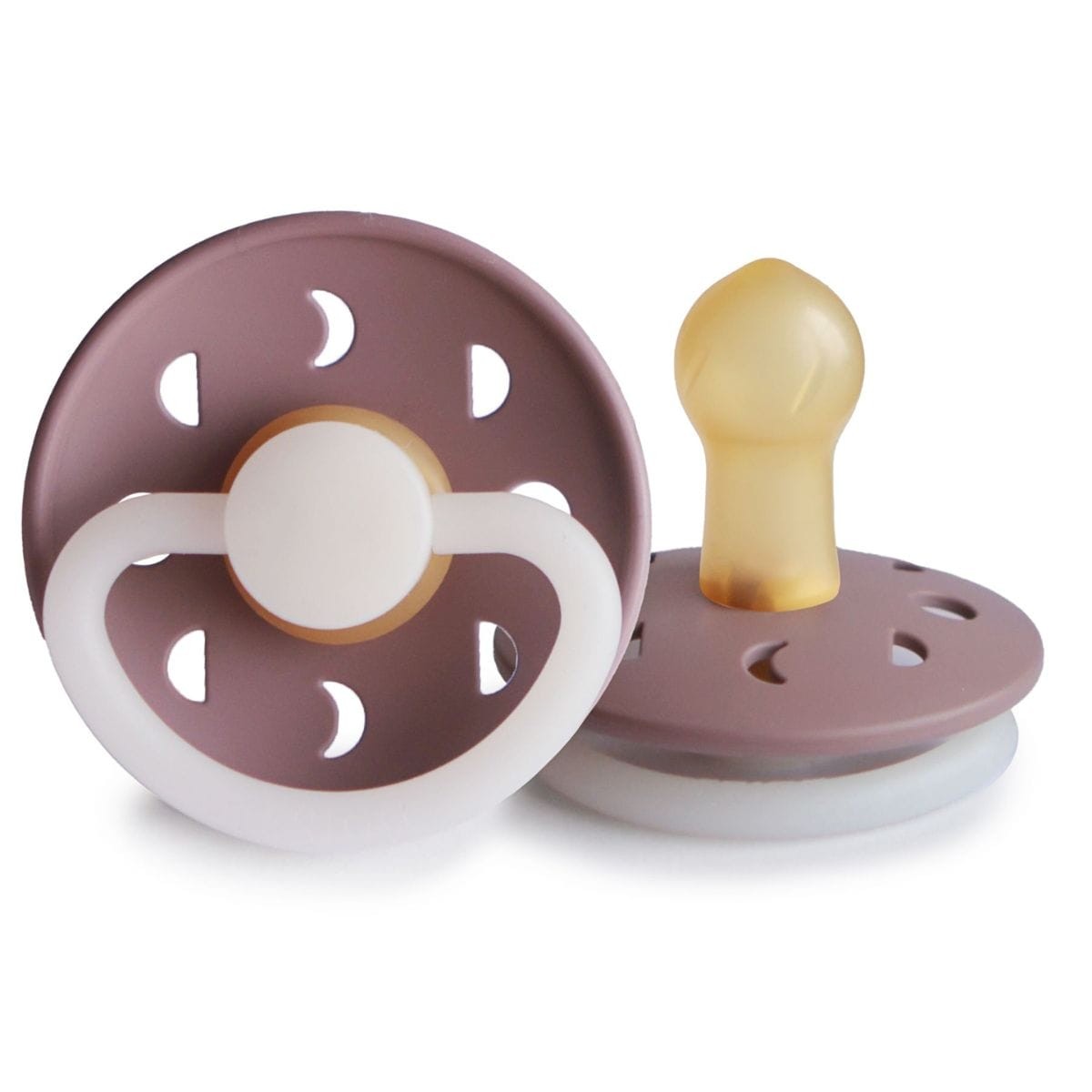 FRIGG - T1 Moon Night Latex Mauve fopspeen
