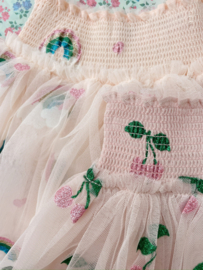 Konges Slojd Tullie Smock Skirt Ma Grande Cherise Pink Glitter