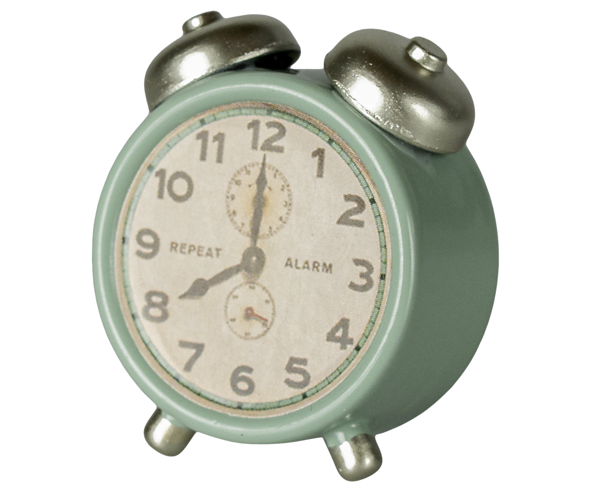 Maileg Alarm clock mouse mint