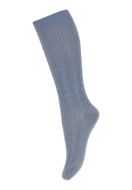 MP Denmark Juno knee socks stone blue