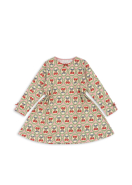 Konges Slojd DREY LS DRESS GOTS cherry bow