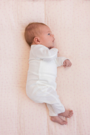 MarMar Rula, Modal Pointelle, body and romper,  Gentle White