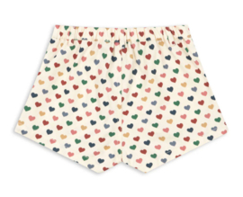 Konges Slojd Frankie Mini Shorts, Coeur Colore