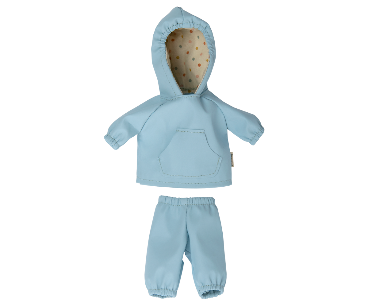 Maileg Rainwear with hat Teddy junior