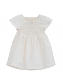 Serendipity baby smock dress offwhite
