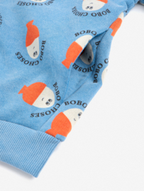 Bobo Choses Morning egg all over zipped hoodie