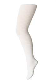 MP Denmark cotton rib tights snow white