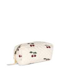 Konges Slojd small quilted toiletry bag ma grande cerise