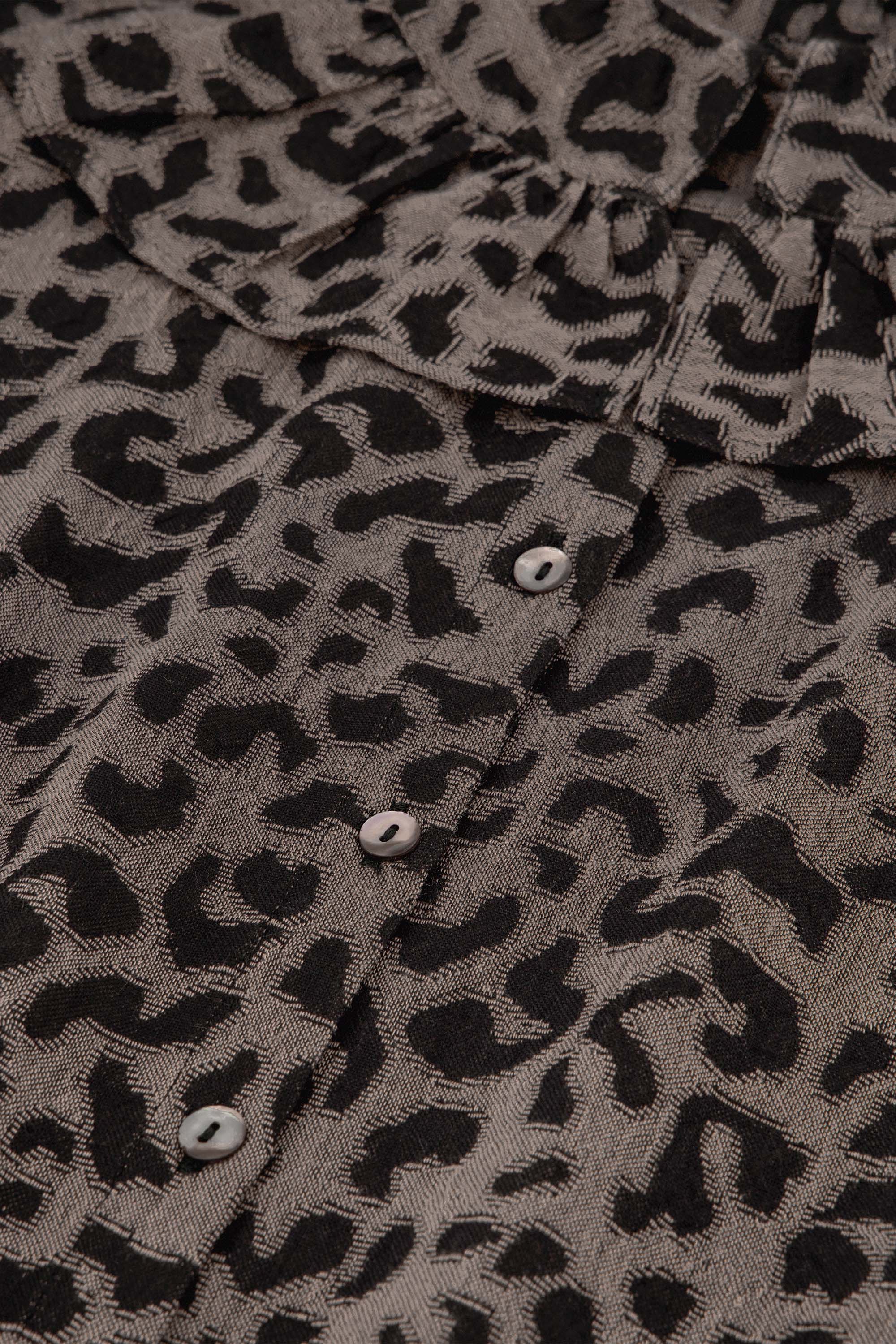 By Bar gia leo blouse brown leo