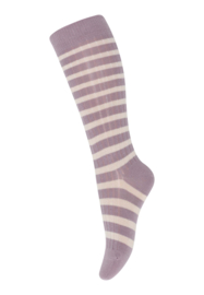 MP Denmark Eli knee socks lilac shadow