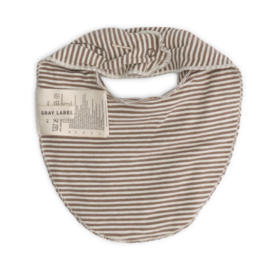 Gray Label baby bib gots brownie/cream