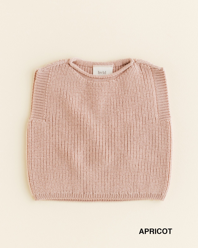 Hvid Vest Harvey BABY 0-6 months, Apricot