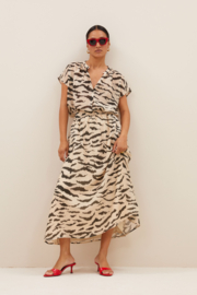 By Bar juta zebra skirt | sand zebra print