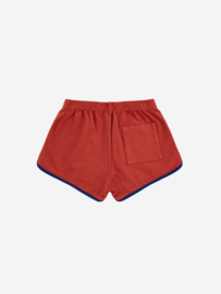 Bobo Choses circle shorts burgundy red