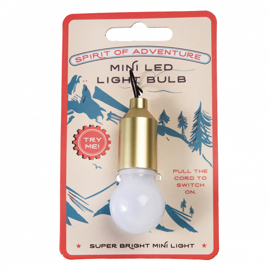 Mini led light bulb gold, red or blue