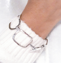 Schakelarmband Chanel nr 1,  in 925 sterling zilver