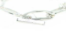 schakelarmband, Chanel nr 2,  in 925 sterling zilver