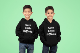 Pixeline hoodie Panda #black