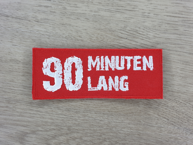 90 minuten lang badge | badges | godenzonenshop