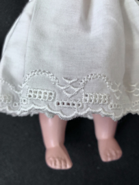 Petticoat onderrok onderjurk 9 cm lang voor poppen.