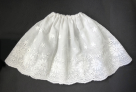 Petticoat onderrok onderjurk 23 cm lang voor poppen.