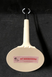 Standaard voor tienerpoppen \ merkloze barbiestandaard beige  kleur.
