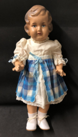 Composiet pop 41 cm uit circa 1940-1950, voor verzameling.