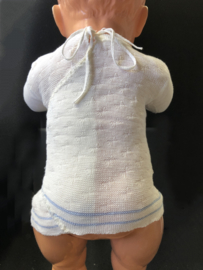 Vintage baby omslag truitje van gemengd katoen, geschikt voor pasgeborene en voor reborn.