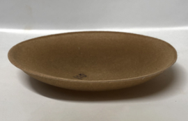 Ronde kopdeksel van geflockt plastic .