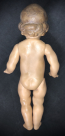 Composiet pop 41 cm uit circa 1940-1950, voor verzameling.