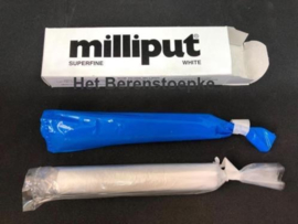 Milliput epoxypasta voor poppenrestauratie en voor supersterk boetseren.