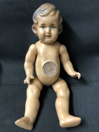 Composiet pop 41 cm uit circa 1940-1950, voor verzameling.