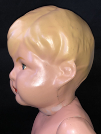 Vintage Wildebras papier maché  pop 60 cm voor verzameling.