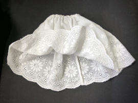 Petticoat onderrok onderjurk voor poppen 23 cm lang.