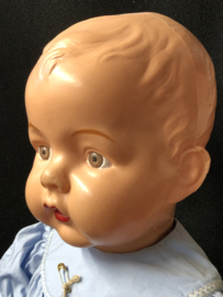 Vintage Wildebras polyethyleen plastic pop 57 cm voor verzameling.