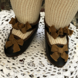 Poppenschoenen schoenen voor Jumeau pop nr. 9