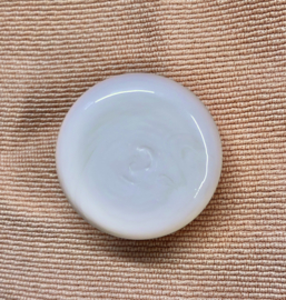 Poppenogen glas halfrond flatback voor o.a. reborn 20 mm blauwachtig grijs