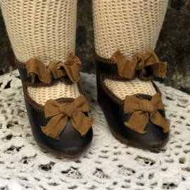 Poppenschoenen schoenen voor Jumeau pop nr. 9