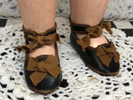 Poppenschoenen schoenen voor Jumeau pop nr. 8