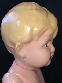 Vintage Wildebras papier maché  pop 60 cm voor verzameling.