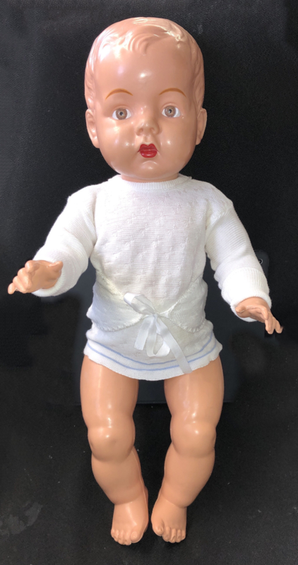 Vintage baby omslag truitje van gemengd katoen, geschikt voor pasgeborene en voor reborn.