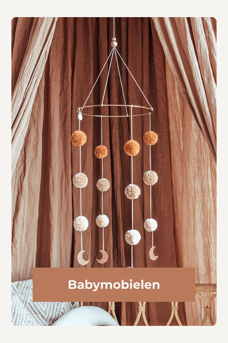 Handgemaakte babymobielen van Cotton Design