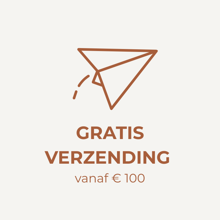 Gratis verzending vanaf 100 euro