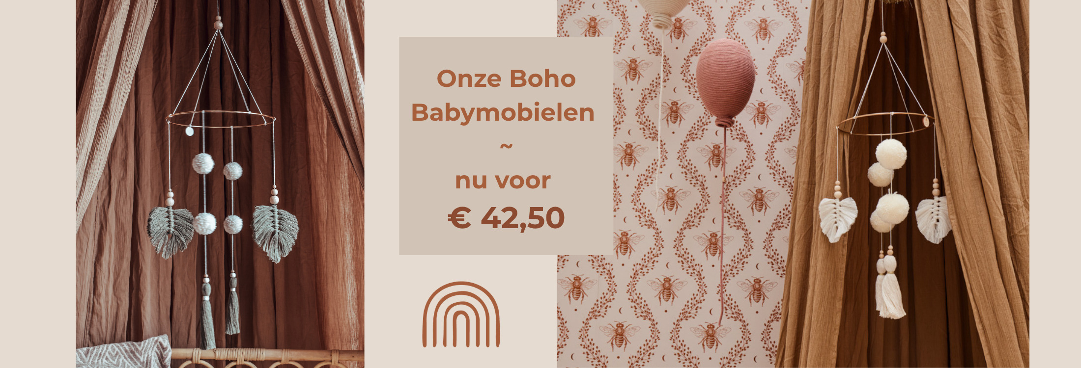 Babymobielen in boho stijl