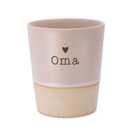Handgemaakte beker | Oma