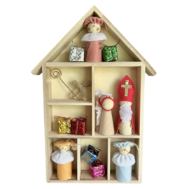 Houten poppetjes | Sinterklaas, Ozosnel & Pietjes