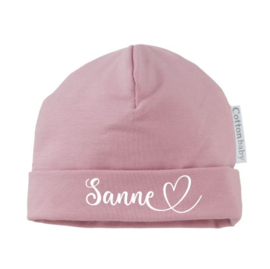 Babymutsje met naam | 5 kleuren