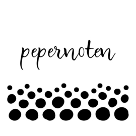 DIY stickers pepernoten