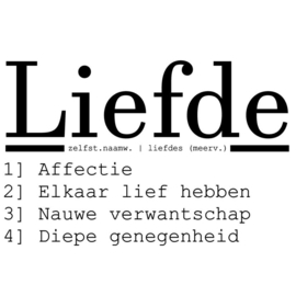 Muursticker | Liefde